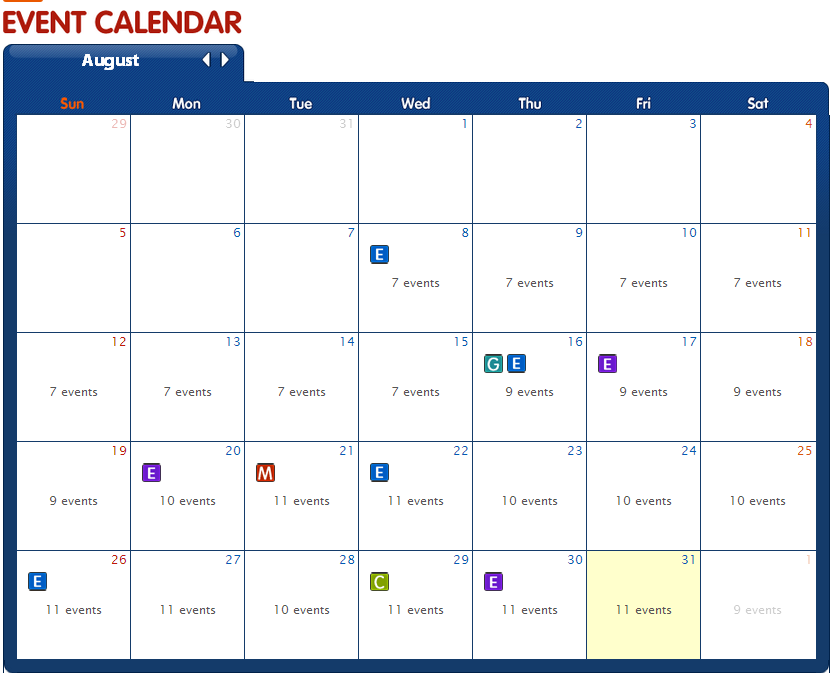 How to use the “Follow Event” button to create your Personal Calendar of upcoming events